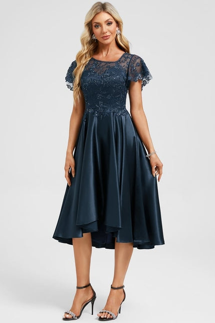 Robe Trapèze Étoile De Velours - gallery 2