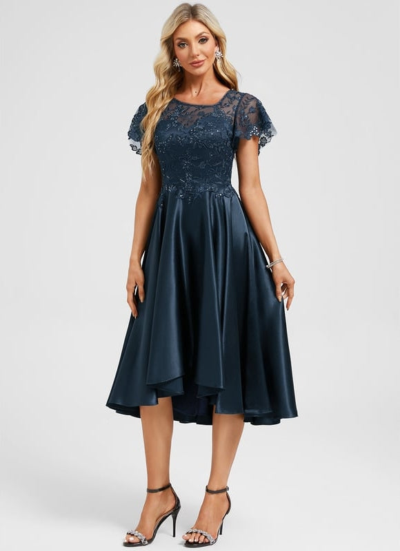 Robe Trapèze Étoile De Velours - gallery 2