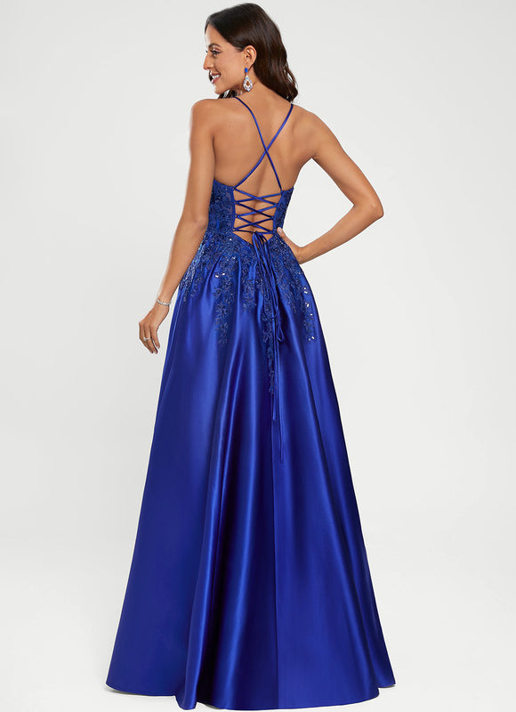 Robe Trapèze Satinée Éblouissante - gallery 8