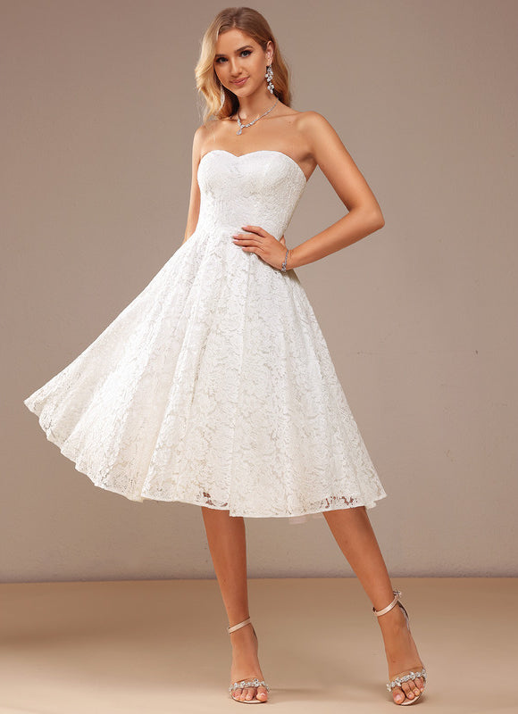 Robe Trapèze Élégance Lace Couture