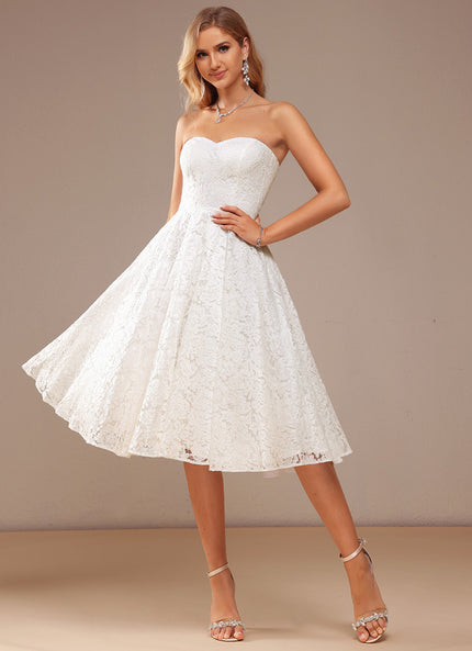 Robe Trapèze Élégance Lace Couture