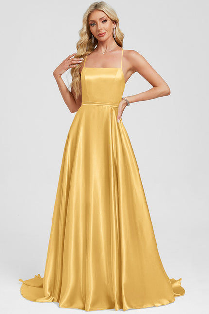 Robe Jaune Trapeze - gallery 4