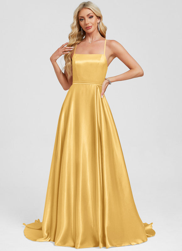 Robe Jaune Trapeze - gallery 4