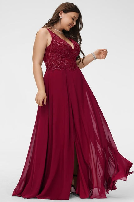 Robe Trapèze Glamour Vaporeuse - gallery 6