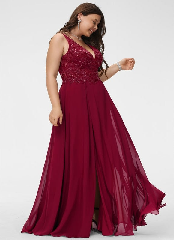 Robe Trapèze Glamour Vaporeuse - gallery 6