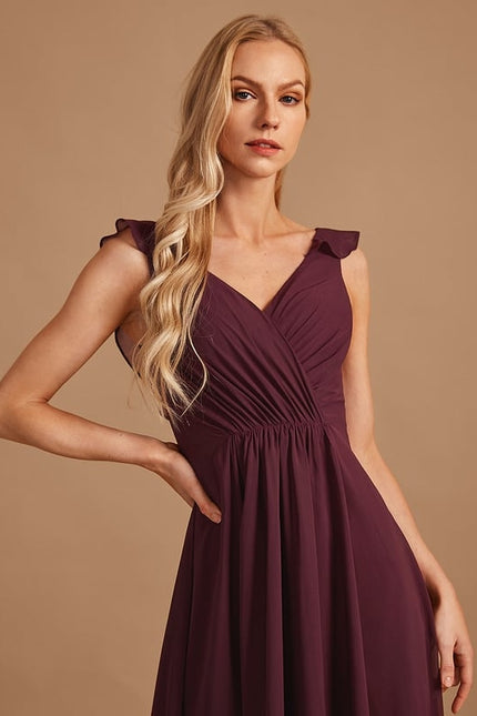 Robe Trapèze Fluide Asymétrique - gallery 4