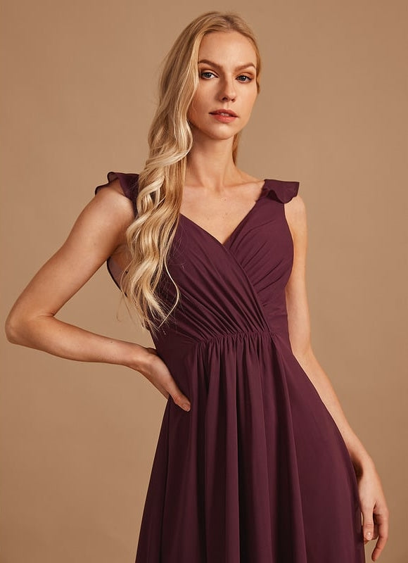Robe Trapèze Fluide Asymétrique - gallery 4