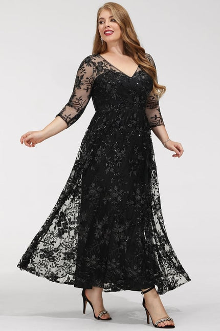 Robe Trapèze Élégance Sombre Lueur - gallery 8