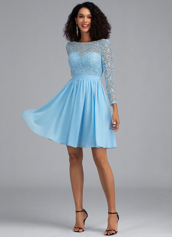 Robe Trapèze Courte Festive - gallery 2
