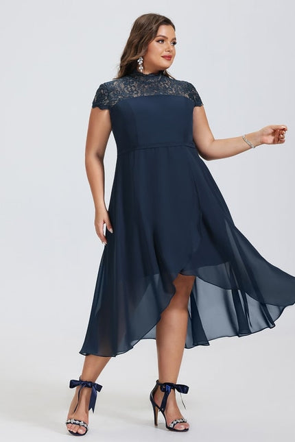 Robe Trapèze Onde Marine - gallery 6
