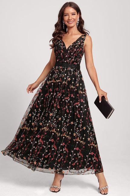 Robe Trapèze Énigme Florale