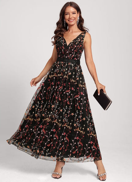 Robe Trapèze Énigme Florale