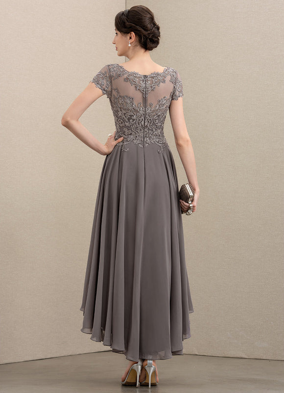 Robe Trapèze Voile Dargent Éthéré - gallery 3