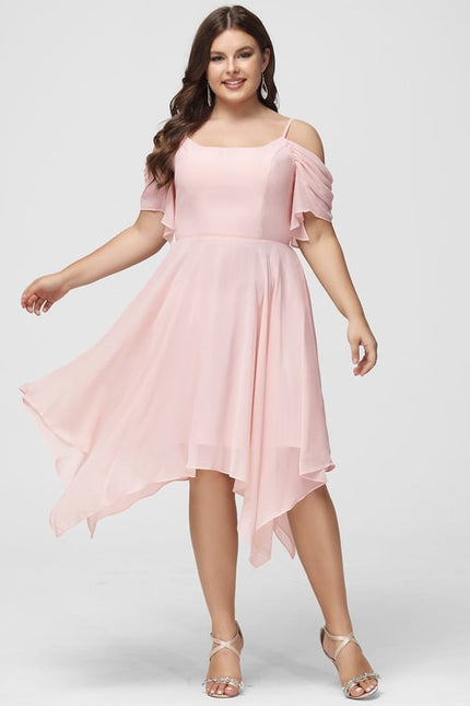 Robe Trapèze Douceur Asymétrique - gallery 8