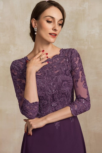Robe Trapèze Élégance Marine Brodée - gallery 3