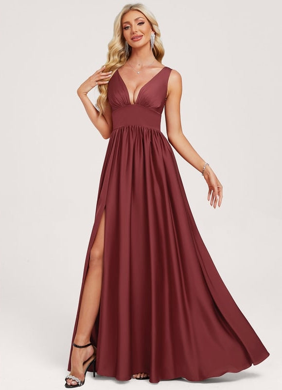 Robe Trapèze Nuit Bordeaux Velours