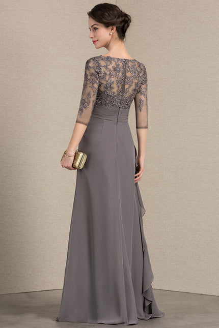 Robe Trapèze Nuance De Velours - gallery 4