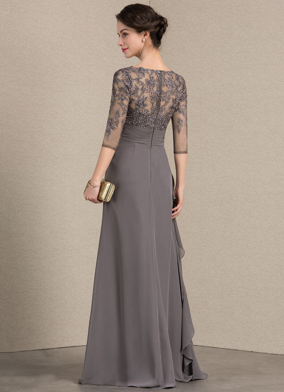 Robe Trapèze Nuance De Velours - gallery 4