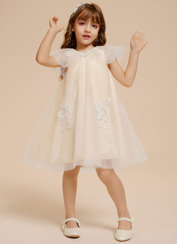 Robe Trapèze Enfant Nuptiale