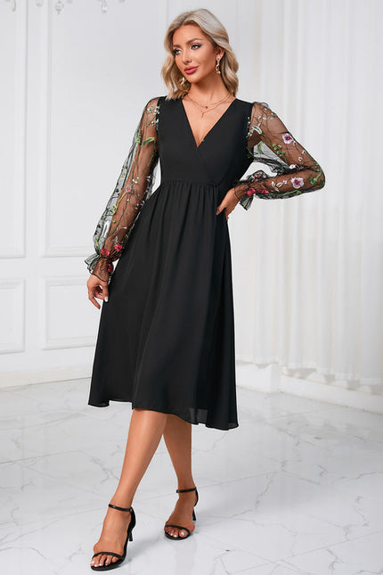 Robe Trapeze Fleurie - gallery 3