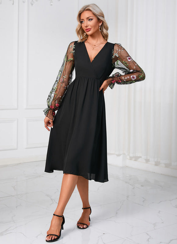 Robe Trapeze Fleurie - gallery 3