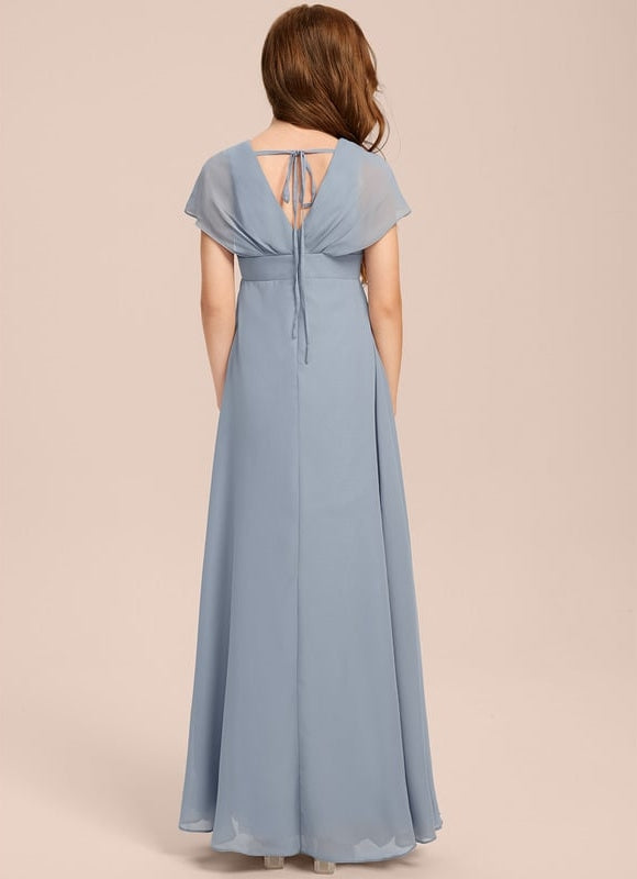 Robe Trapèze Vert Doux Éclat - gallery 3