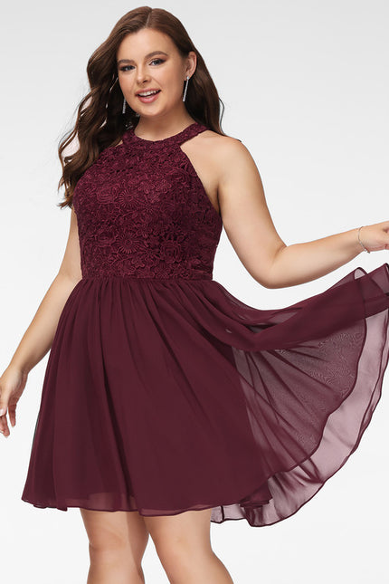 Robe Trapèze Courte Festive - gallery 8