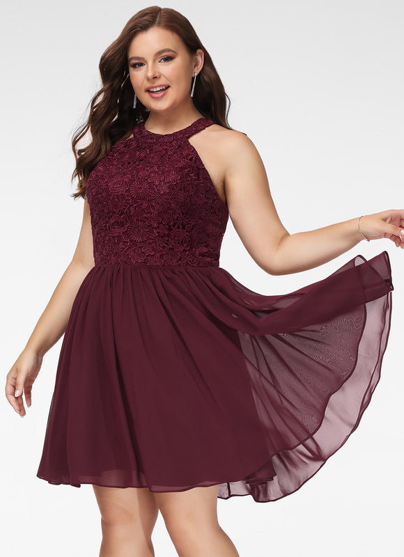 Robe Trapèze Courte Festive - gallery 8