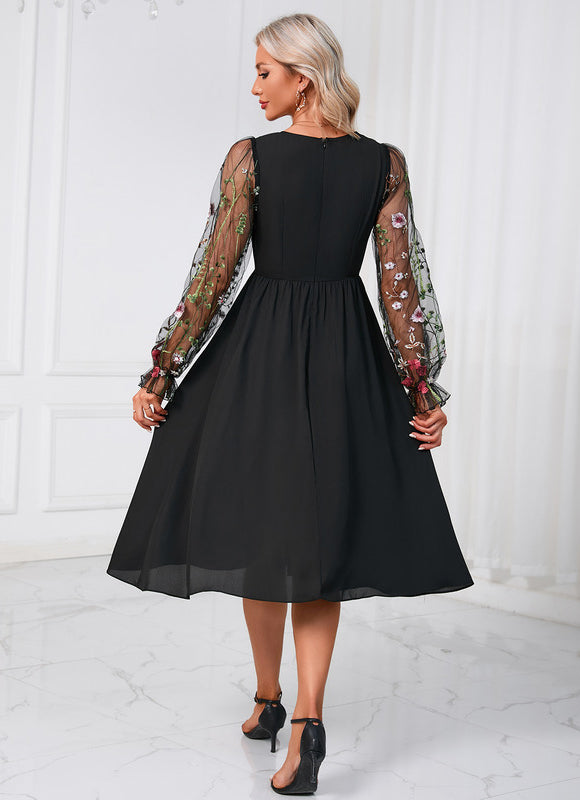 Robe Trapeze Fleurie - gallery 5