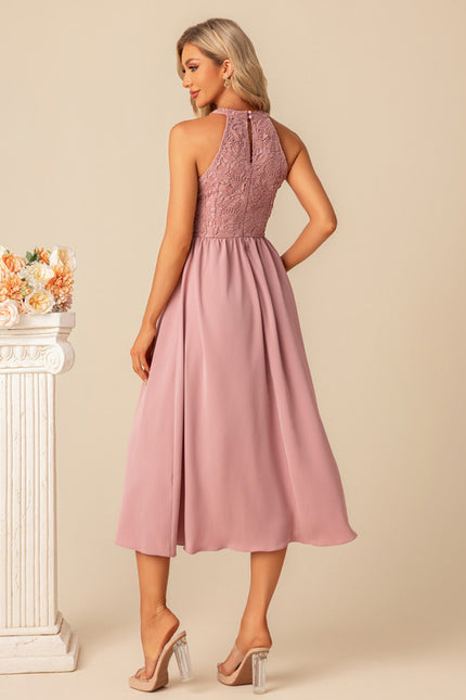 Robe Trapèze Aura De Pêche Éclatante - gallery 3