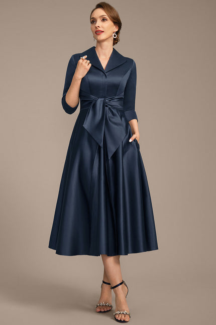 Robe Trapèze Nuit Saphir - gallery 3