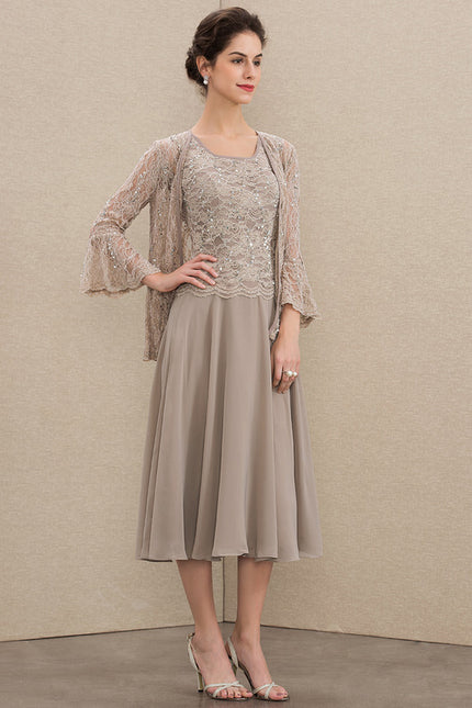 Robe Trapèze Éclat De Velours - gallery 3