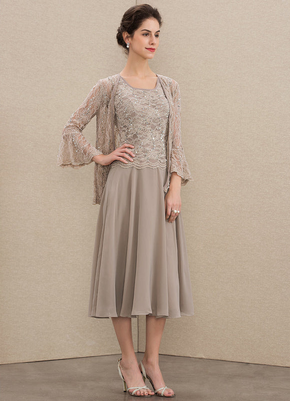 Robe Trapèze Éclat De Velours - gallery 3