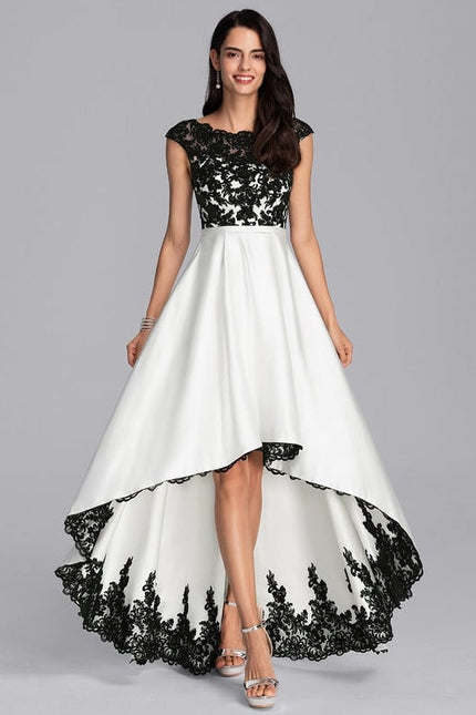 Robe Trapèze Noir Éclatant