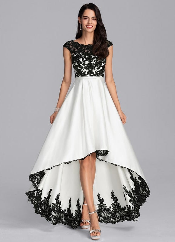 Robe Trapèze Noir Éclatant
