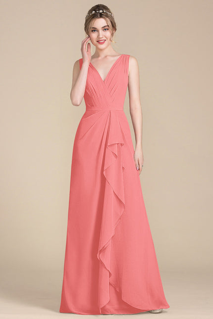 Robe Trapèze Mousseline Fendue - gallery 7