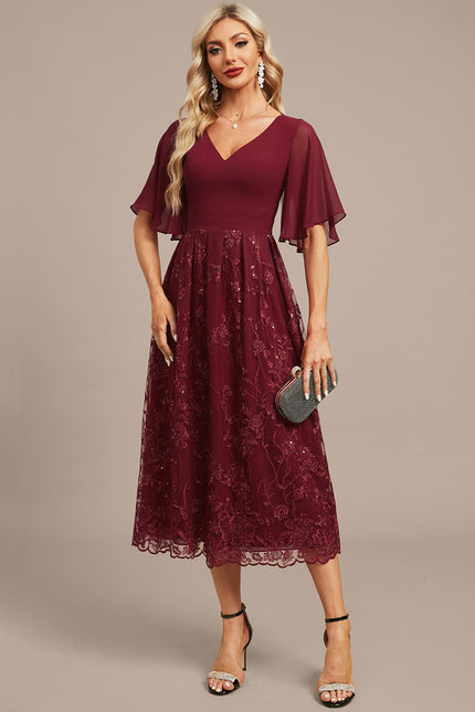 Robe Trapèze Émeraude Chic - gallery 4