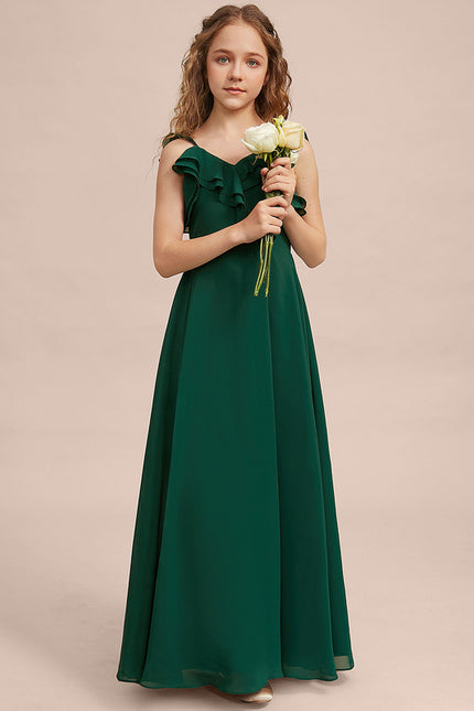 Robe Trapèze Vert Doux Éclat - gallery 1