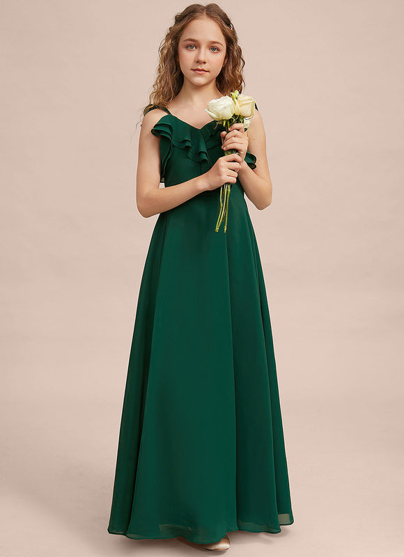 Robe Trapèze Vert Doux Éclat - gallery 1