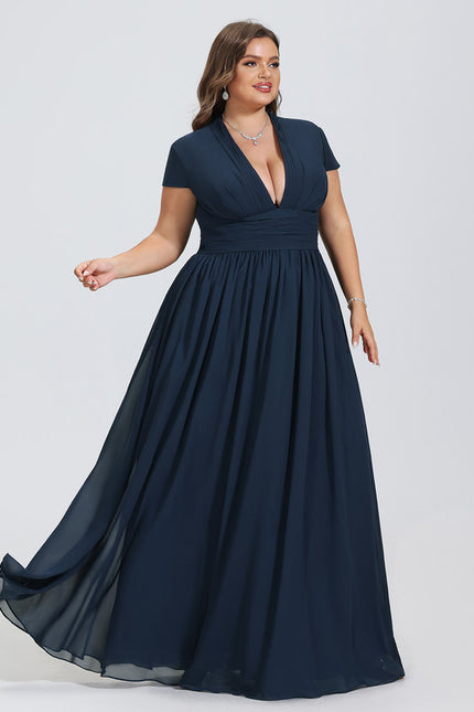 Robe Trapèze Élégante Mousseline - gallery 4