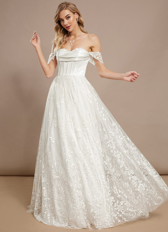 Robe Trapèze Éclat Floral - gallery 1
