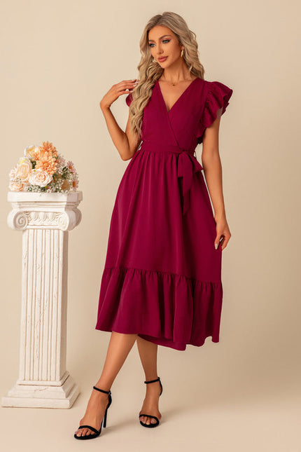Robe Trapeze Volant - gallery 6