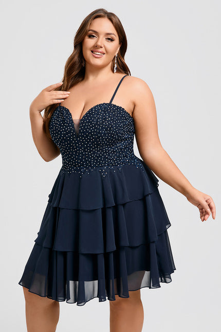 Robe Trapèze Chic Festif Satiné - gallery 8