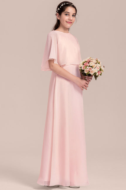 Robe Trapèze Bleu Doux Éclat - gallery 4