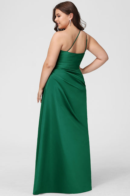 Robe Trapèze Rêve De Satin Rose - gallery 6