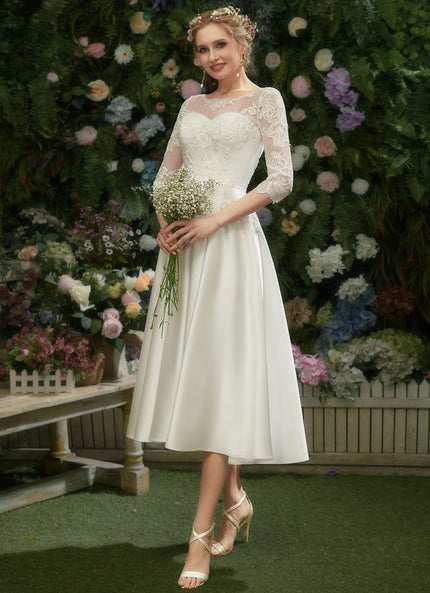 Robe Trapèze Éclat Satiné Floral