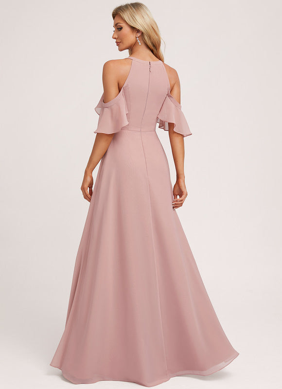 Robe Trapèze Aérienne Céleste - gallery 1