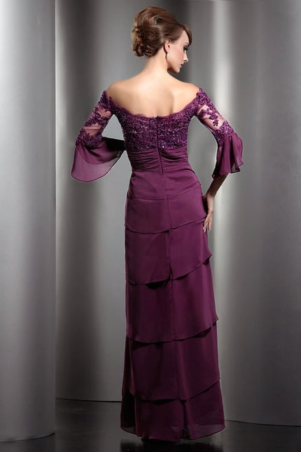 Robe Trapèze Sérénade Améthyste - gallery 3