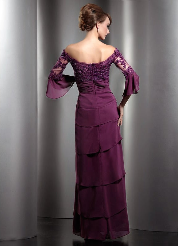 Robe Trapèze Sérénade Améthyste - gallery 3