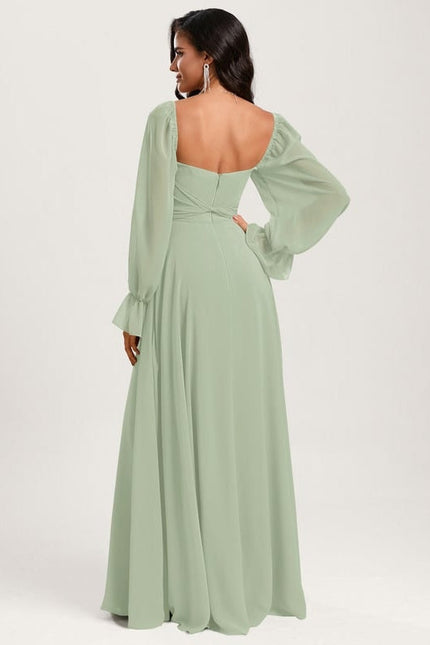 Robe Trapèze Sereine Vert - gallery 1